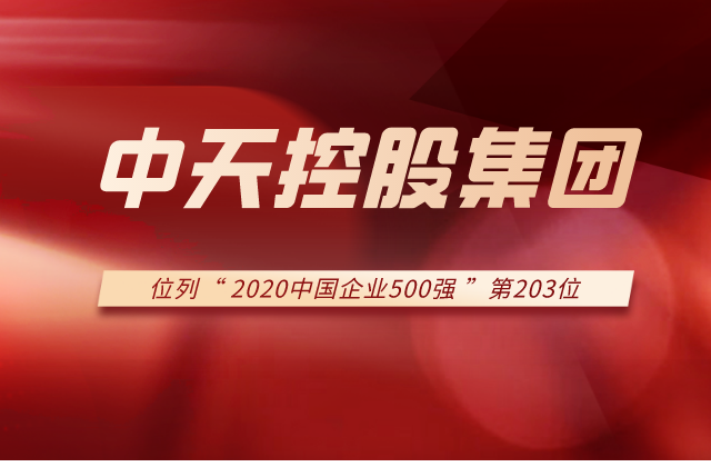 918博天娱乐集团列2020中国企业500强第203位！