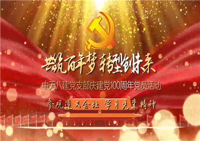 918博天娱乐八建党支部庆党建100周年党员活动