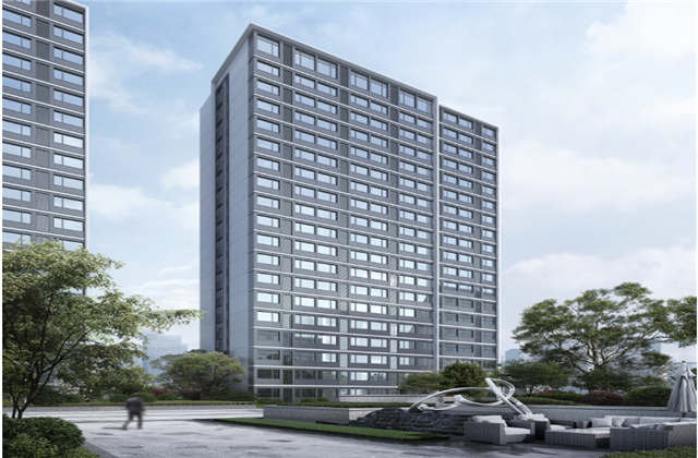杭州市首座近零能耗住宅建筑临安918博天娱乐宸锦学府主体结顶
